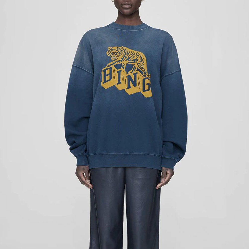 Anine Bing Blue Crewneck
